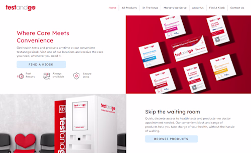 Test & Go Vending Machines