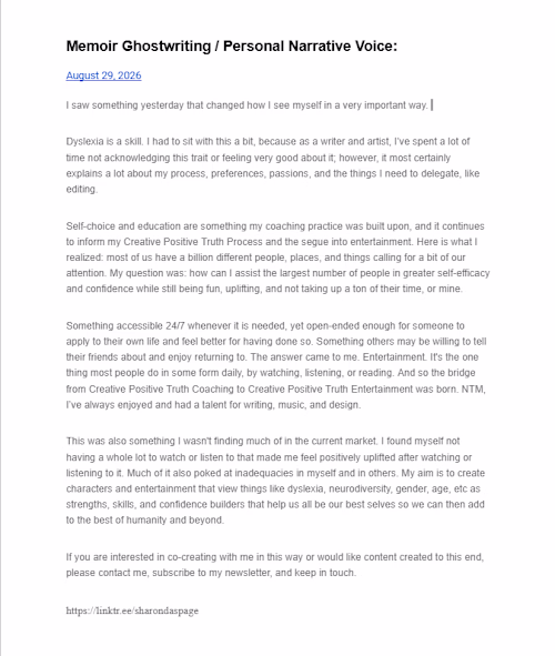 Content Writing (Spiritual / Self-Help