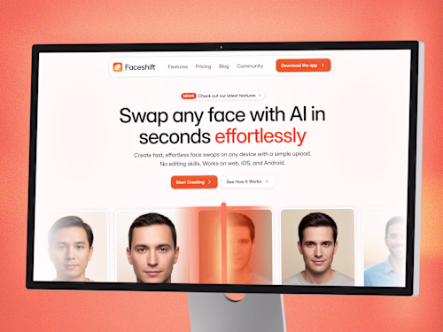 Faceshift Website Design & Development