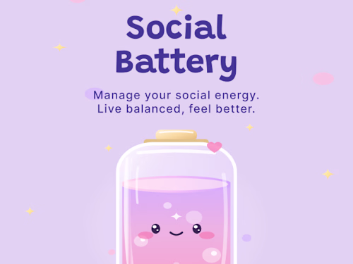 Social Battery is a mood-based
