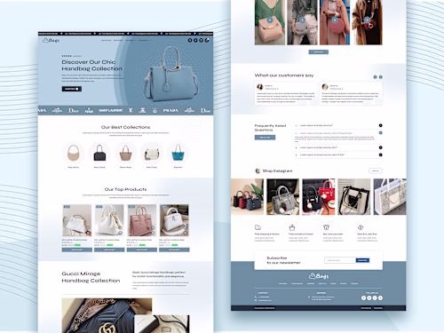 LuxeBagBoutique - Custom Shopify Theme for Women’s Bags