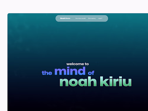 Filmmaker Website
