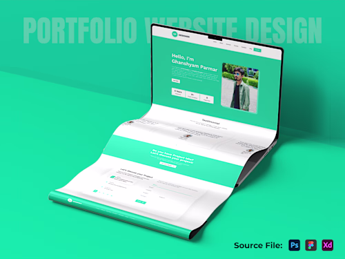 Personal Website Landing Page Design (Landing Page Design)