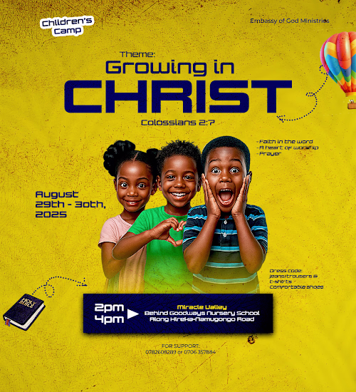 Children's Conference/ Camp flyer
