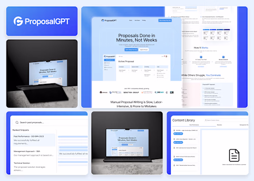 Figma Design & Webflow Development for ProposalGPT