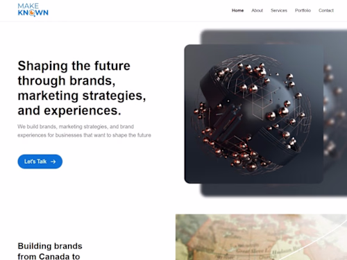 Web Development For A Branding And Marketing Agency