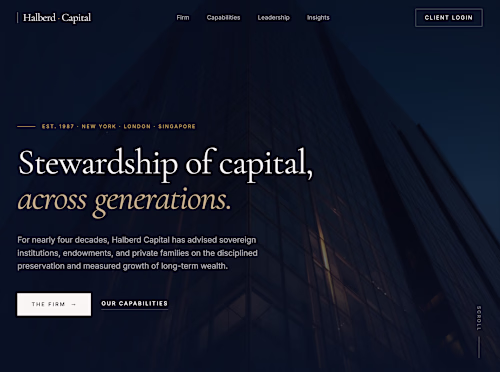 Premium Financial Services Website Development