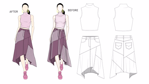 Digital Fashion Illustration & Technical Flats