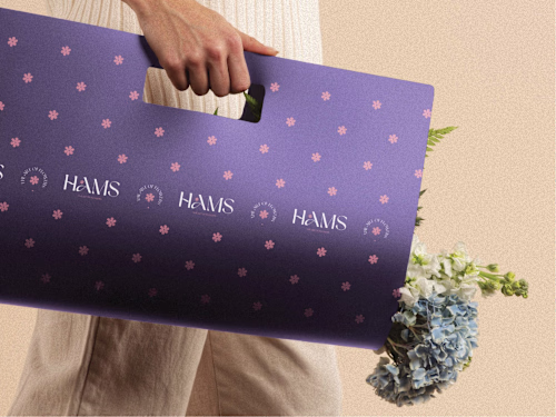 HAMS — Luxury Floral & Gifting Brand Identity