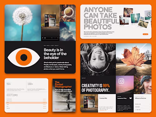 The Pocket Photographer Website Design