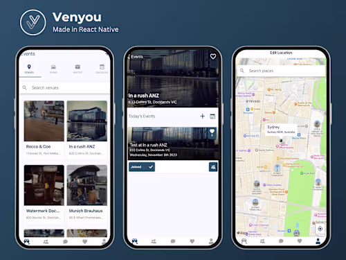 Venyou - Real world Event based meetup