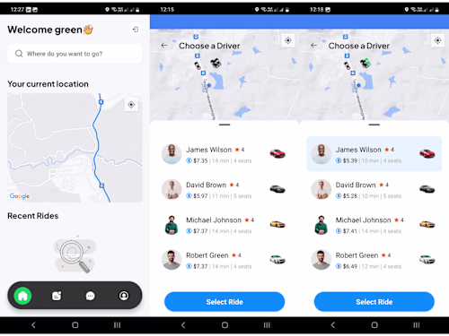 Ryde - Uber Clone