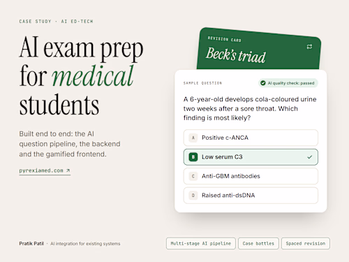 PyrexiaMed: AI-Powered Exam Prep for NEET-PG & INI-CET
