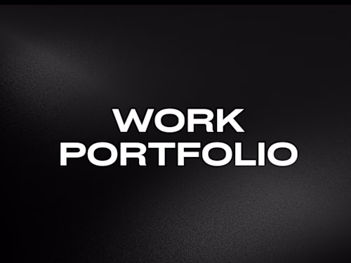 Graphic Design, Motion & Videoworks