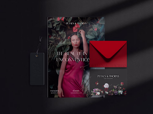 Petals & Thorns — Brand Identity Design