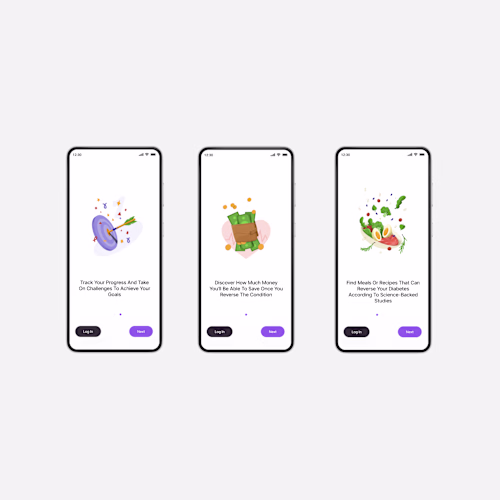 Healthy Food Mobile App Design