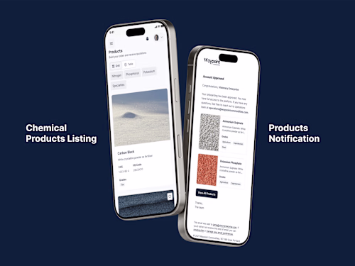 Chemical procurement and shipment tracking application