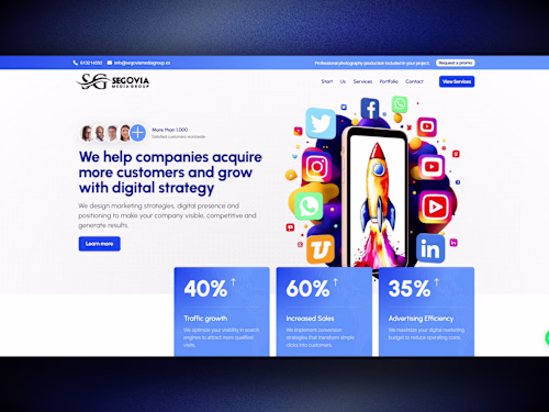 Segovia Media Group – Digital Marketing & Web Design Website