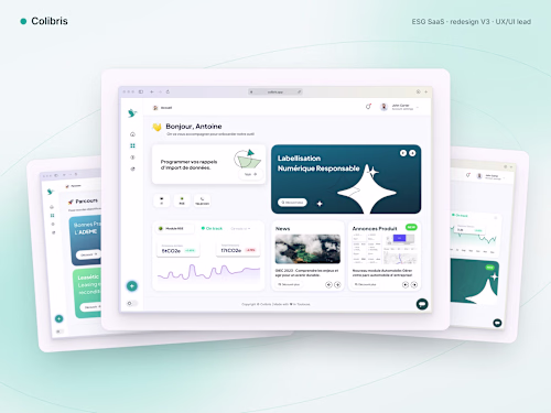 Colibris V3: leading the UX/UI redesign of an ESG SaaS