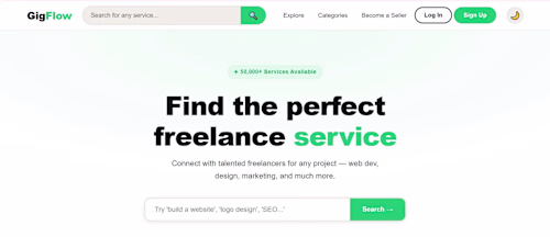 GigFlow is a freelance marketplace