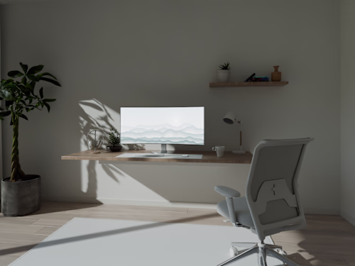 Zen Gaming Setup | Interior CGI in Blender