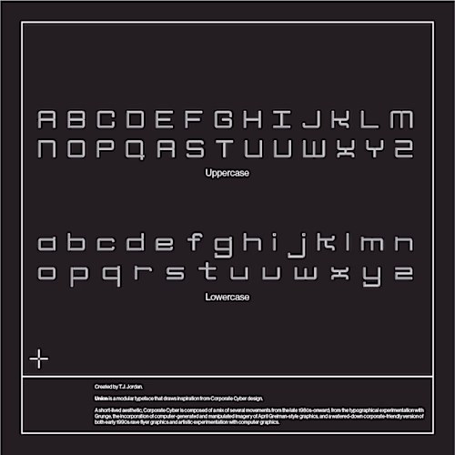 Custom "Union" typeface with teaser