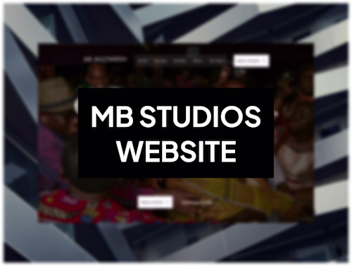 MB Studios Website Design