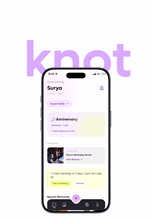 knot | Where Moments Became Memories | UX/UI Case study