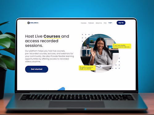 Course hosting Web app