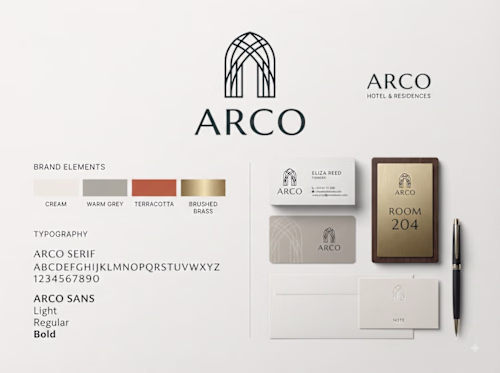 A complete visual identity concept