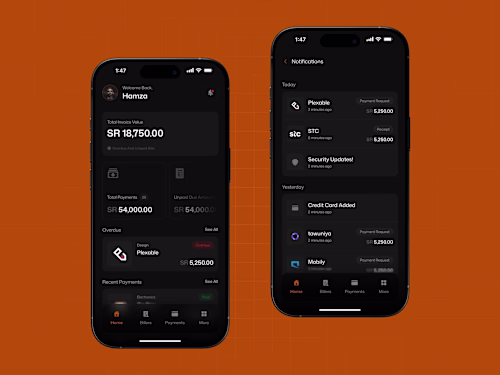 GoPay: Fintech Billing and Payments App Design