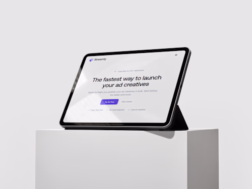 Streamly - Ads Manager - SaaS Website Development