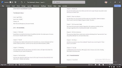 Outlines, are built for clarity,