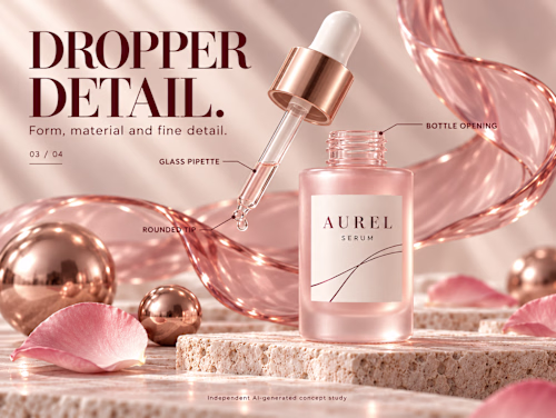 AI-Generated Skincare Product Advertising &