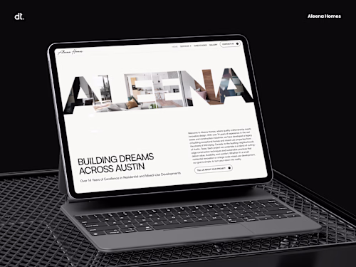 Aleena Homes | Content Management in Framer