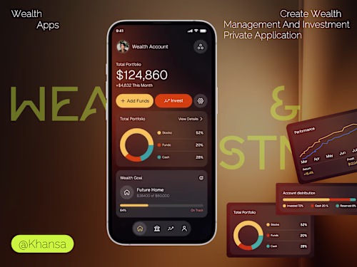 Wealth: A Fintech UI/UX Design Project