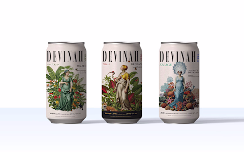 Devinah - Vodka packadging