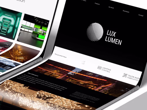 LuxLumen Lighting - Drupal to Wix Studio Redesign