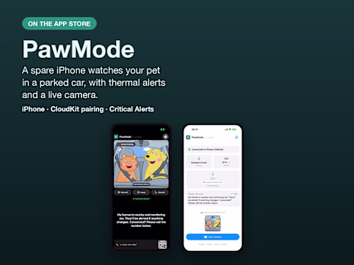 PawMode: a spare iPhone watches