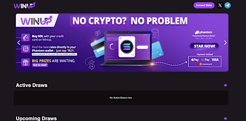 WinUpDraw – Solana USDT Draws