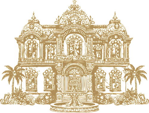 Golden Palace Illustration — Ornate