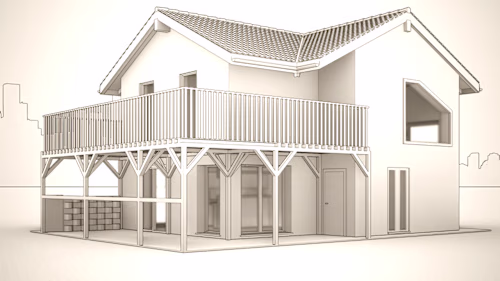 Wooden terrace