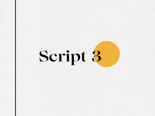 Script for YouTube Channel