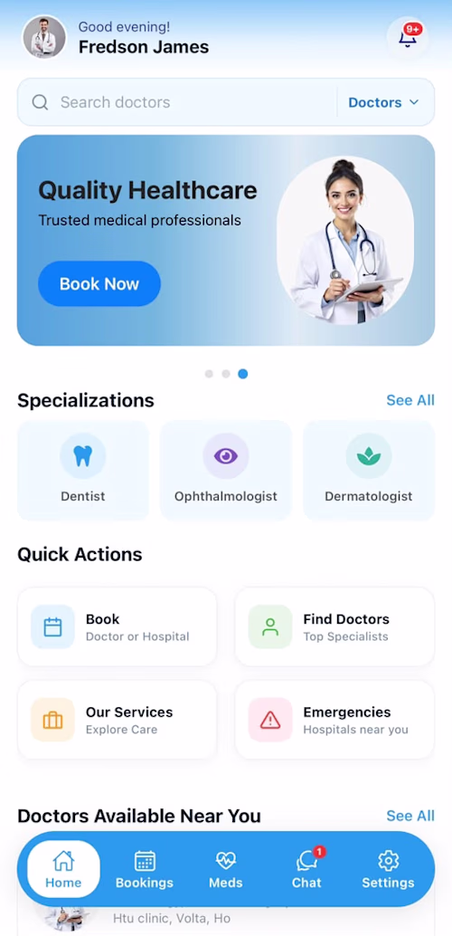 SalusMate is a healthcare platform