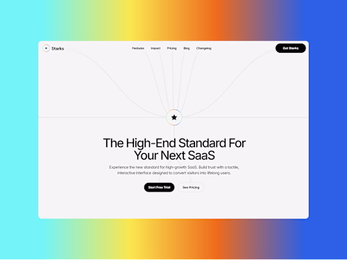 New Framer template - Starks
