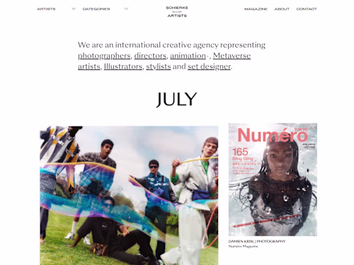 A User-Friendly and Responsive Photography Agency Website