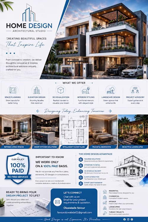 Architectural Marketing Brochure — A