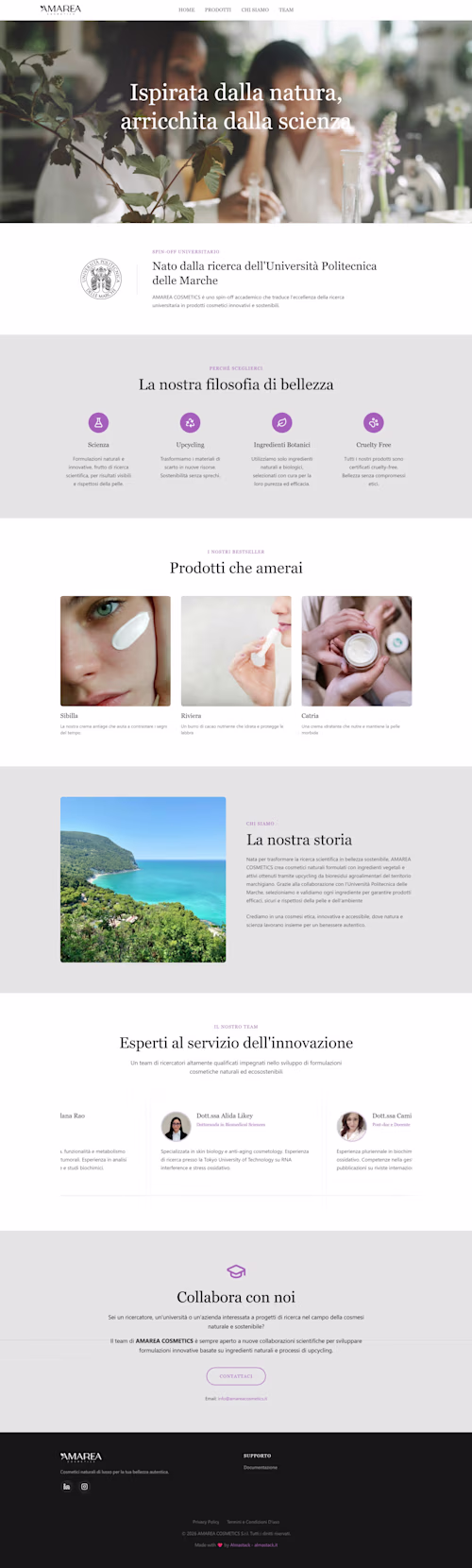 I developed the showcase website