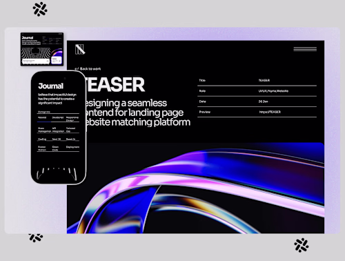 Responsive React & Next Js Website 