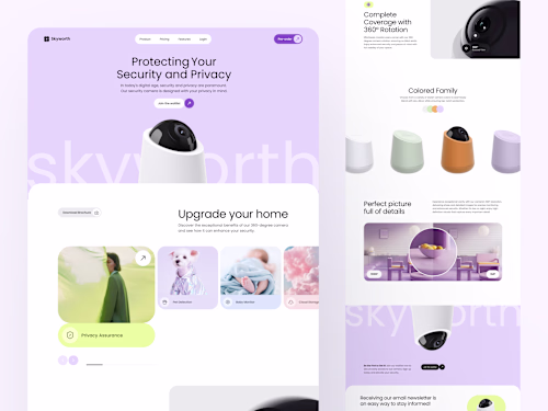 🎥 Web design for the camera e-commerce | Hyperactive